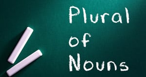 Plural of nouns