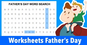 Worksheets - Father's Day